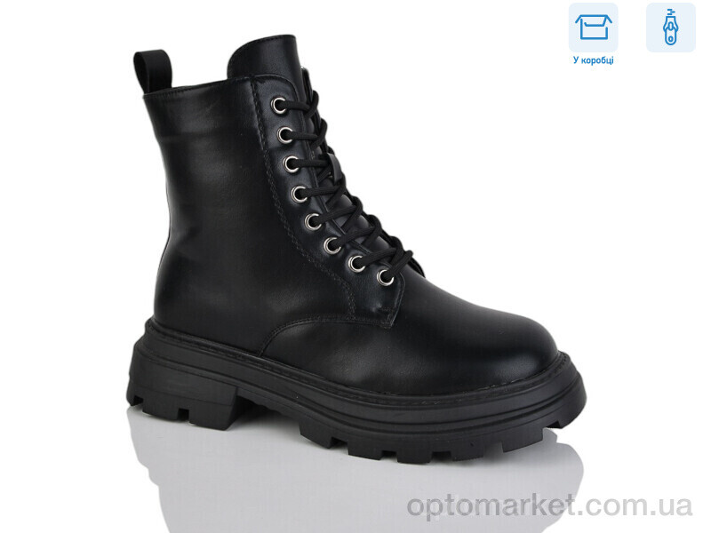 Купить Черевики жіночі W167 Girnaive чорний, фото 1