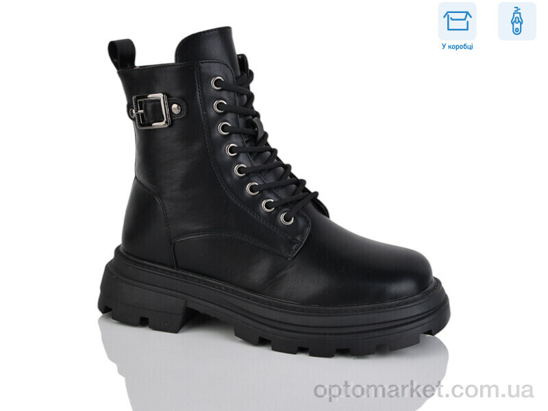 Купить Черевики жіночі W170 Girnaive чорний, фото 1