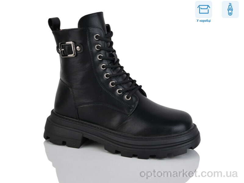 Купить Черевики жіночі W170 Girnaive чорний, фото 1