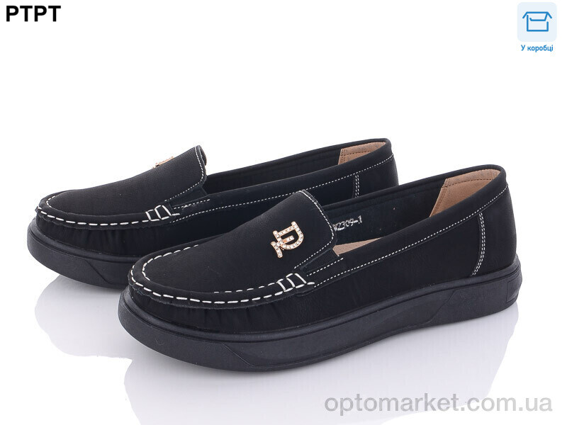 Купить Туфлі жіночі W2309-1 PTPT чорний, фото 1