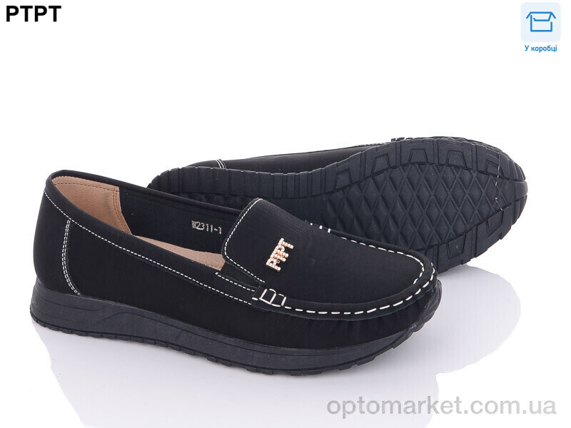 Купить Туфлі жіночі W2311-1 PTPT чорний, фото 1