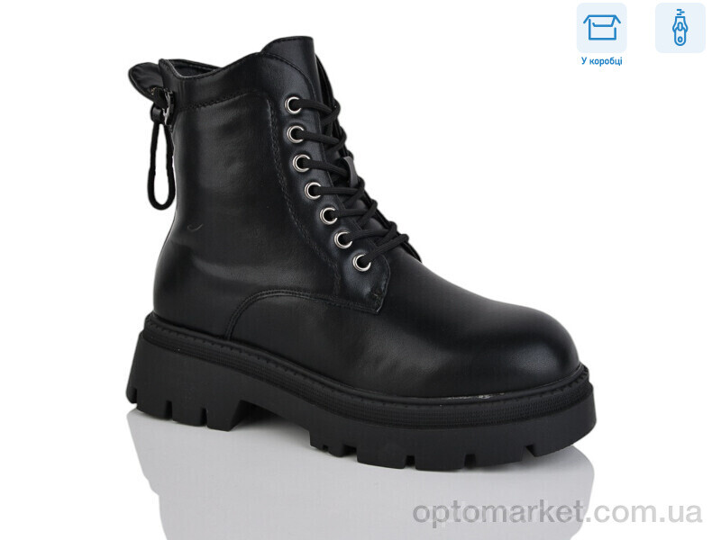 Купить Черевики жіночі W251 Girnaive чорний, фото 1