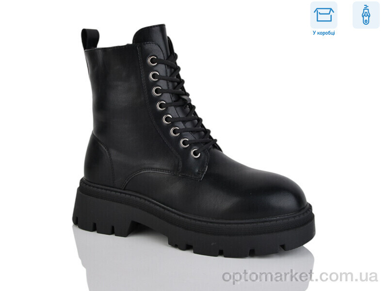 Купить Черевики жіночі W253 Girnaive чорний, фото 1