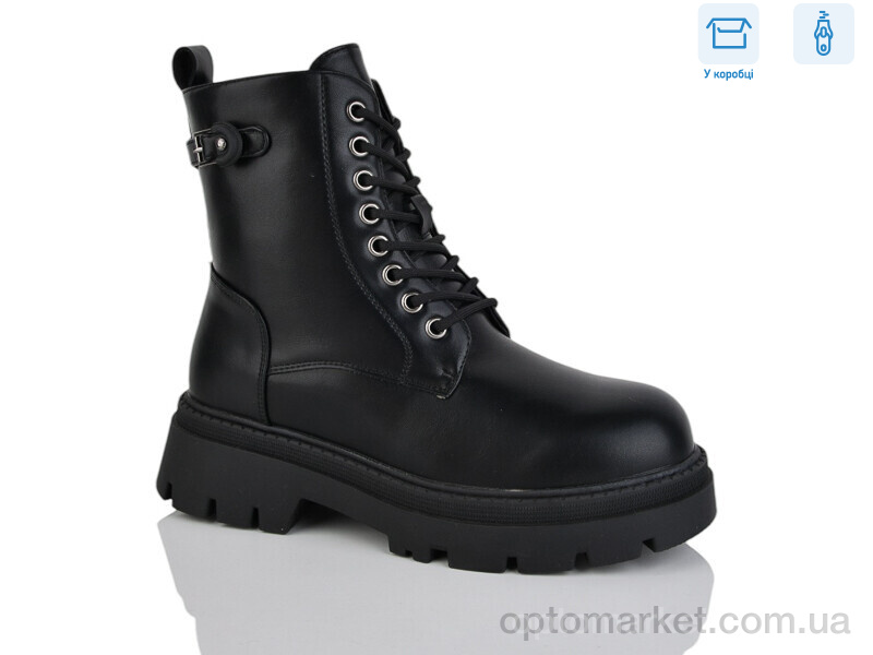 Купить Черевики жіночі W257 Girnaive чорний, фото 1