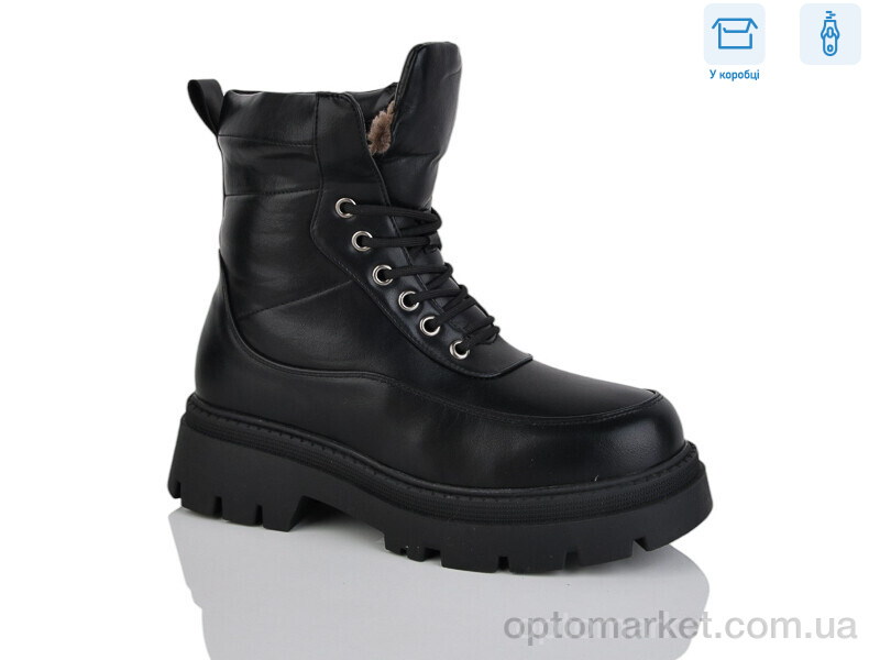 Купить Черевики жіночі W261 Girnaive чорний, фото 1