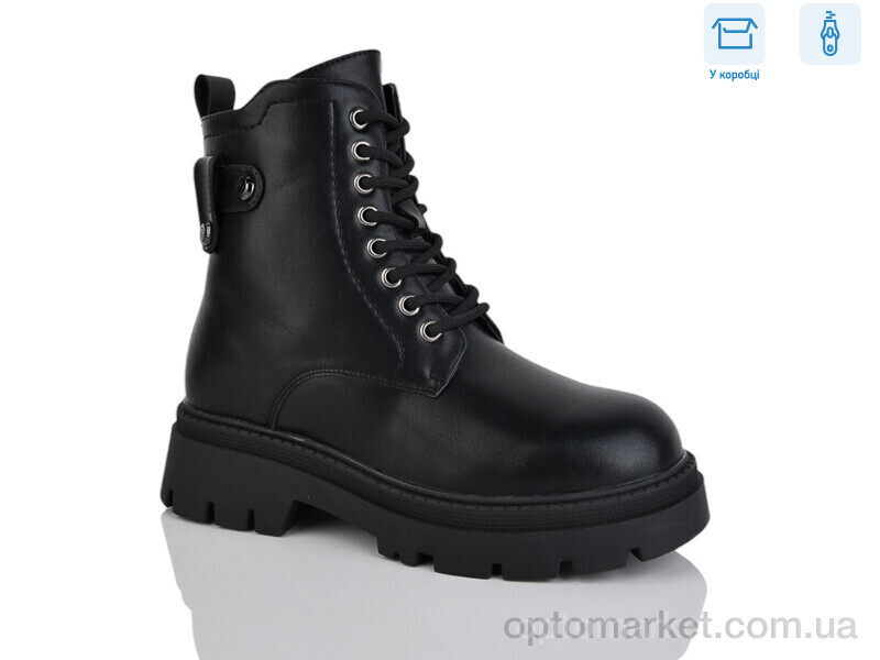 Купить Черевики жіночі W267 Girnaive чорний, фото 1