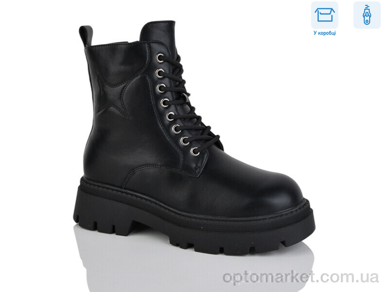 Купить Черевики жіночі W269 Girnaive чорний, фото 1