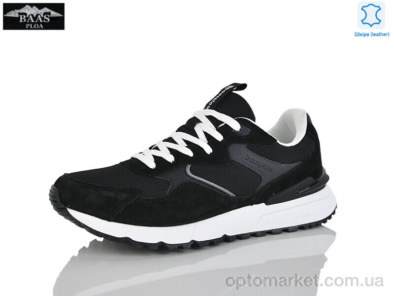 Купить Кросівки чоловічі W3170-1 Baas чорний, фото 1