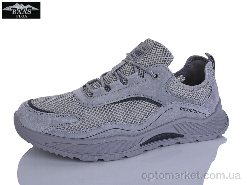 Купить Кросівки чоловічі W3180-26 Baas сірий, фото 1