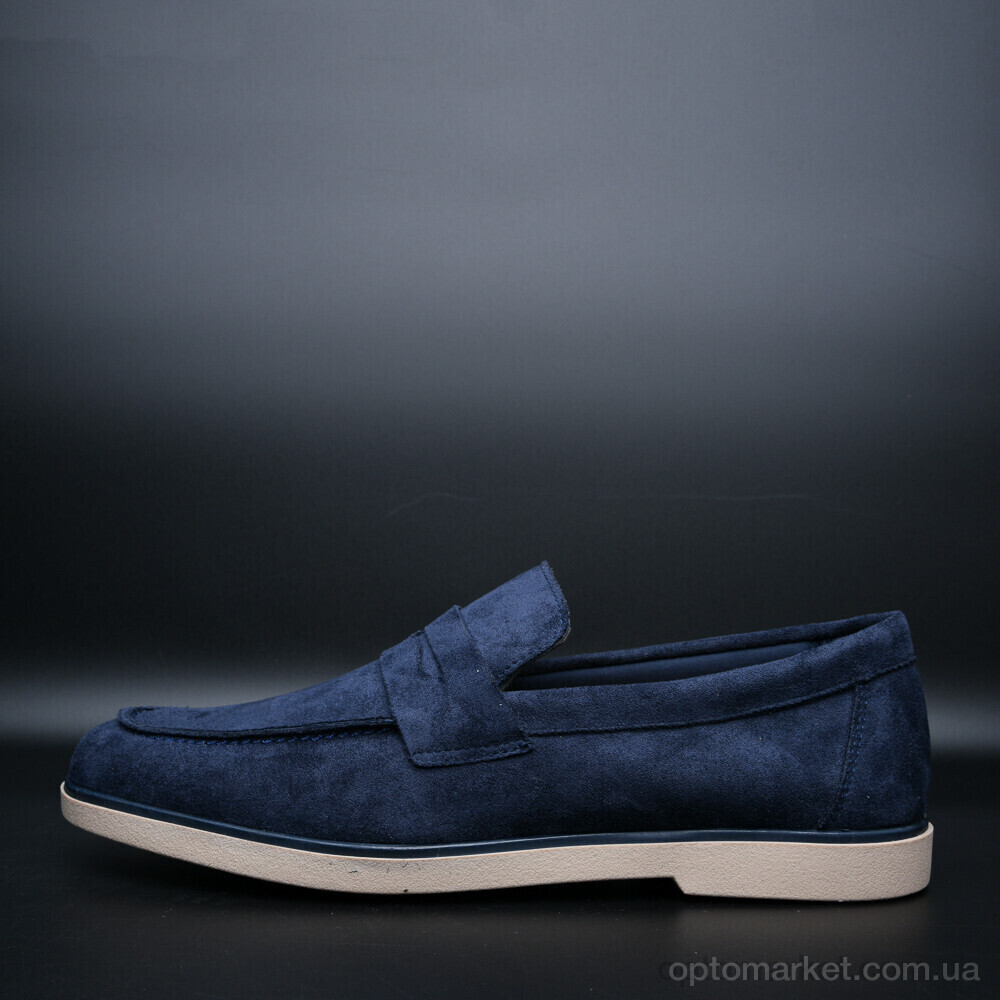 Купить Туфлі чоловічі W3851-2 DaFuYuan синій, фото 2