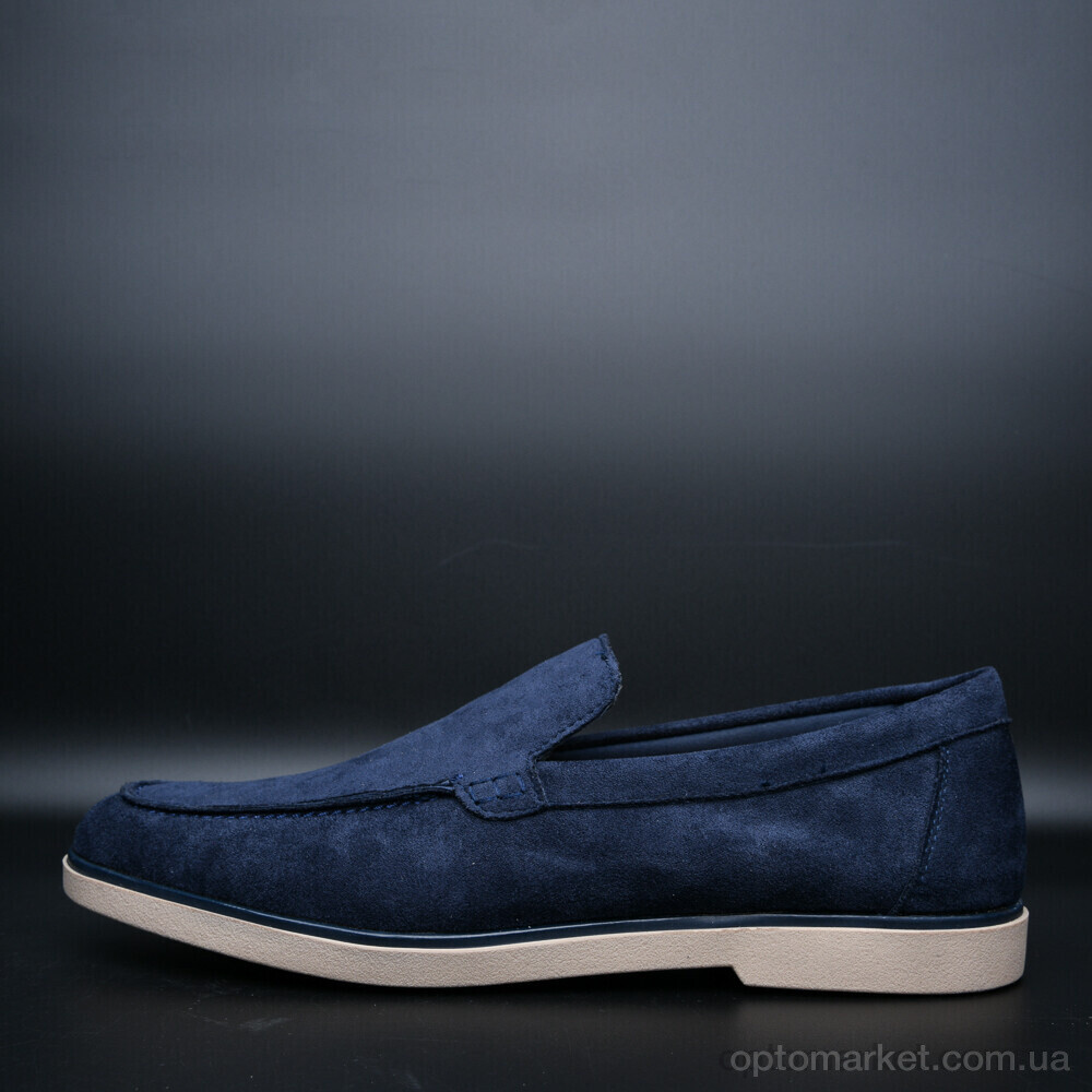 Купить Туфлі чоловічі W3852-2 DaFuYuan синій, фото 2