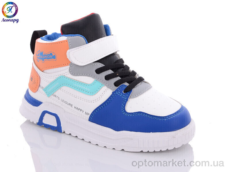 Купить Кросівки дитячі W3A-2 Леопард синій, фото 1