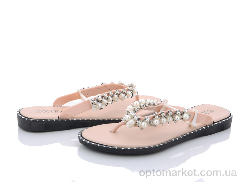 Купить Шльопанці жіночі W5-3 Xifa рожевий, фото 1