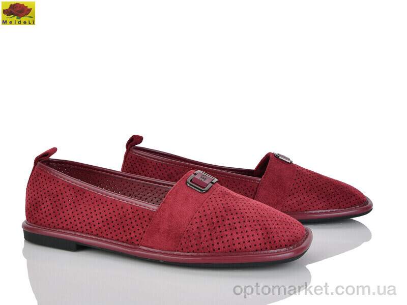 Купить Балетки жіночі W5231-11 Mei De Li бордовий, фото 1