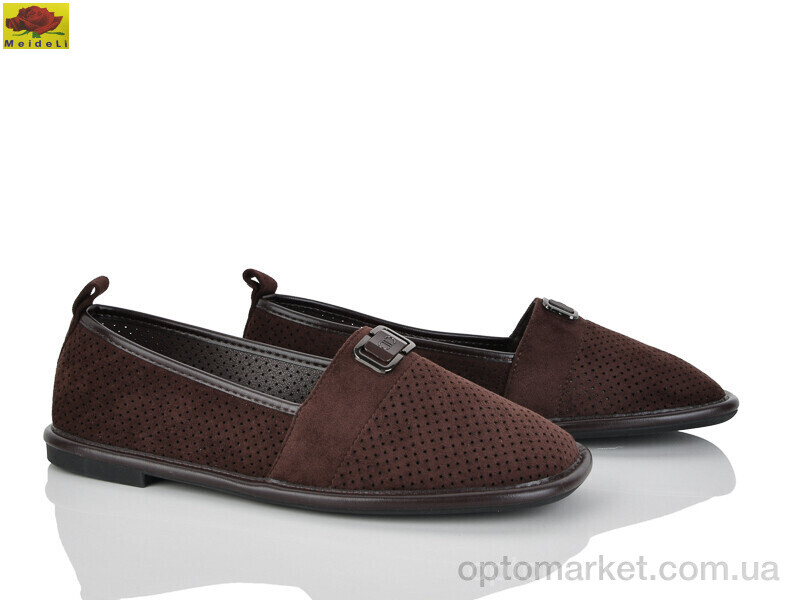 Купить Балетки жіночі W5231-9 Mei De Li коричневий, фото 1