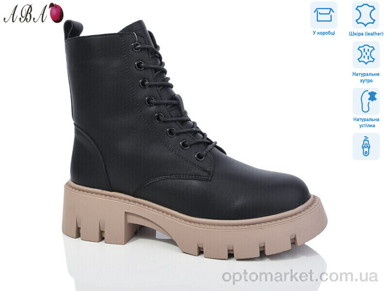 Купить Черевики жіночі W5ABA133-2 Hengji чорний, фото 1