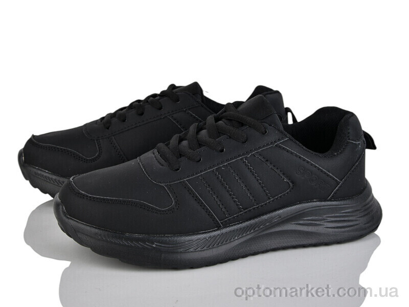 Купить Кросівки унісекс W689 LQD чорний, фото 1