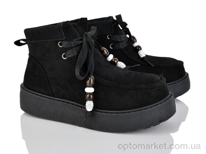 Купить Уги жіночі W693-1 LQD чорний, фото 1