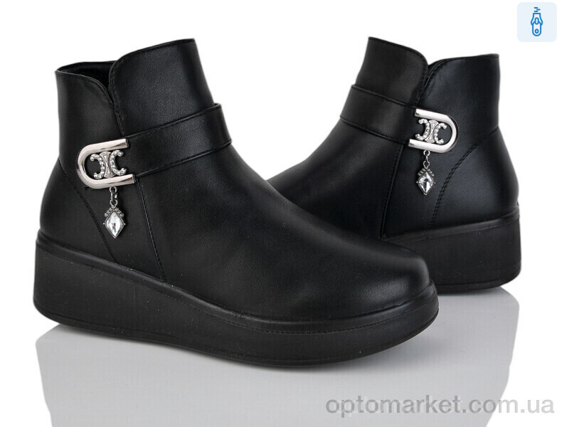 Купить Черевики жіночі W709 LQD чорний, фото 1