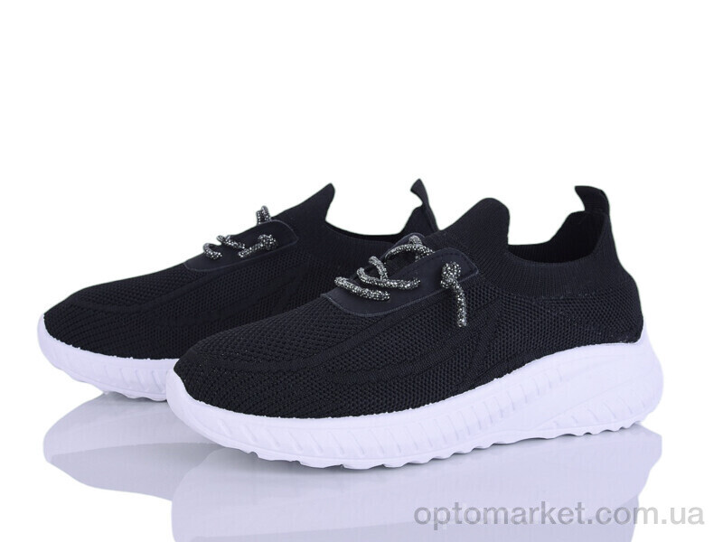 Купить Кросівки жіночі W722-1 LQD чорний, фото 1