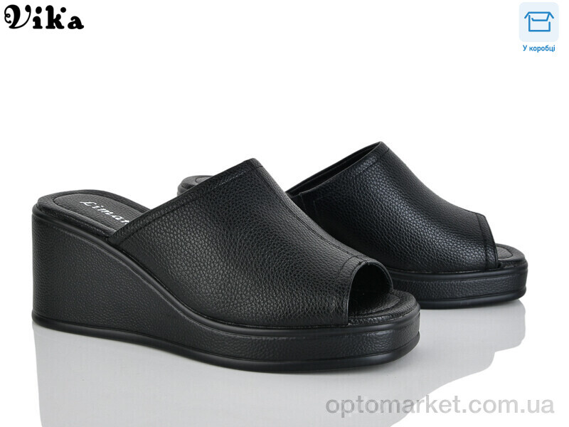 Купить Шльопанці жіночі W723-1 Limani чорний, фото 1