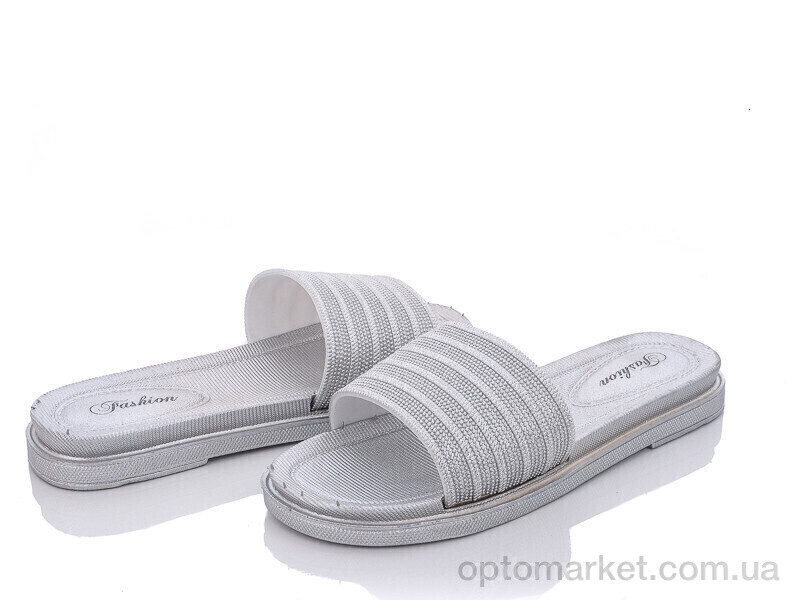 Купить Шльопанці жіночі W73-1 Summer shoes срібний, фото 1