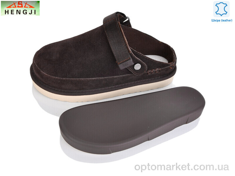 Купить Шльопанці жіночі W75-2 Hengji коричневий, фото 2
