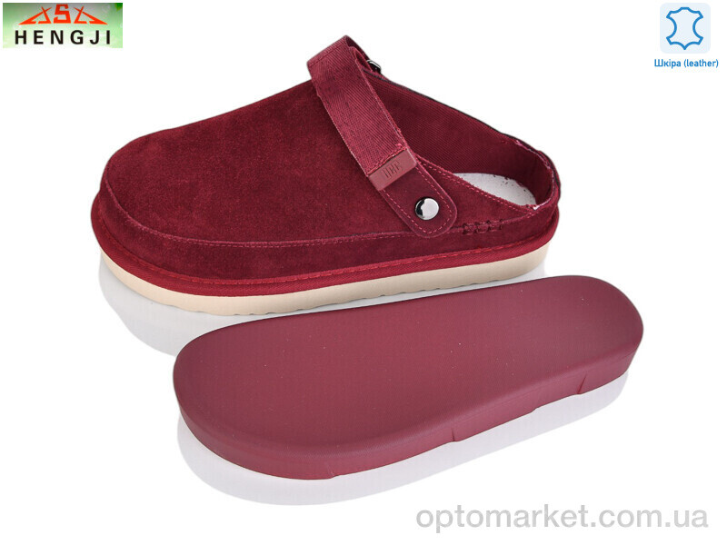 Купить Шльопанці жіночі W75-6 Hengji бордовий, фото 2