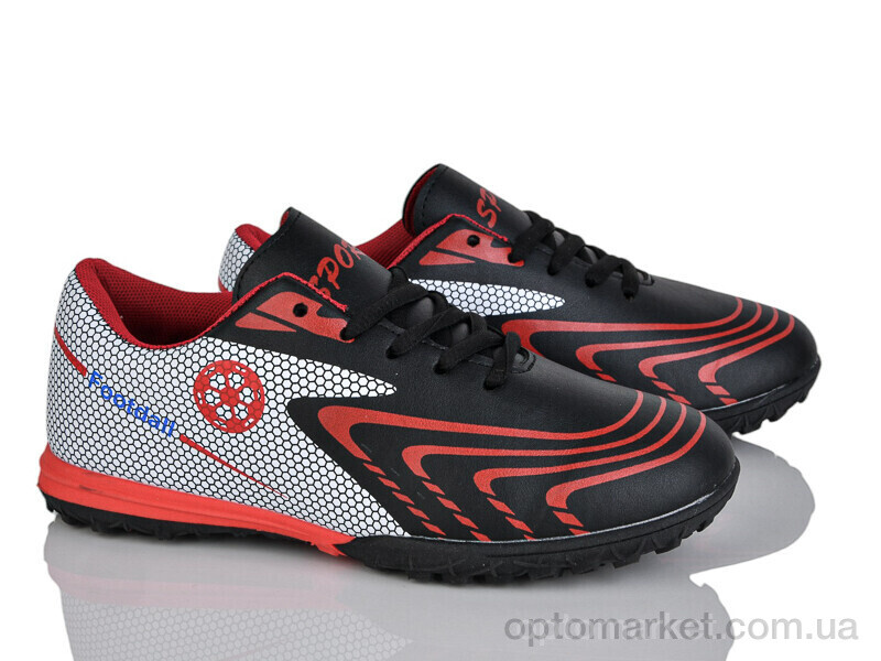 Купить Футбольне взуття дитячі W907-1 LQD чорний, фото 1