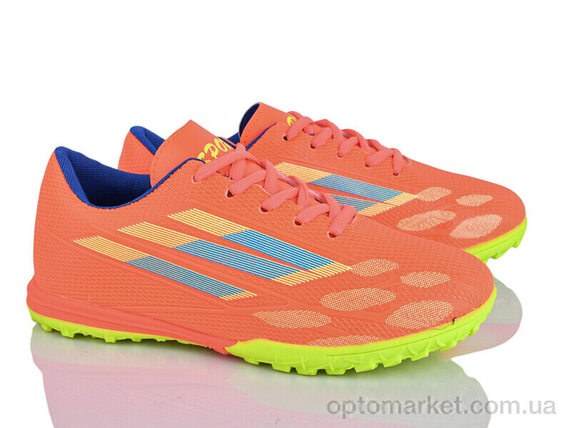 Купить Футбольне взуття дитячі W909-1 LQD помаранчевий, фото 1