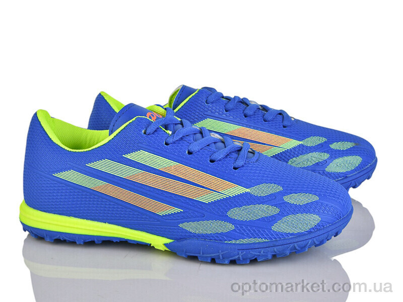 Купить Футбольне взуття дитячі W909-5 LQD синій, фото 1