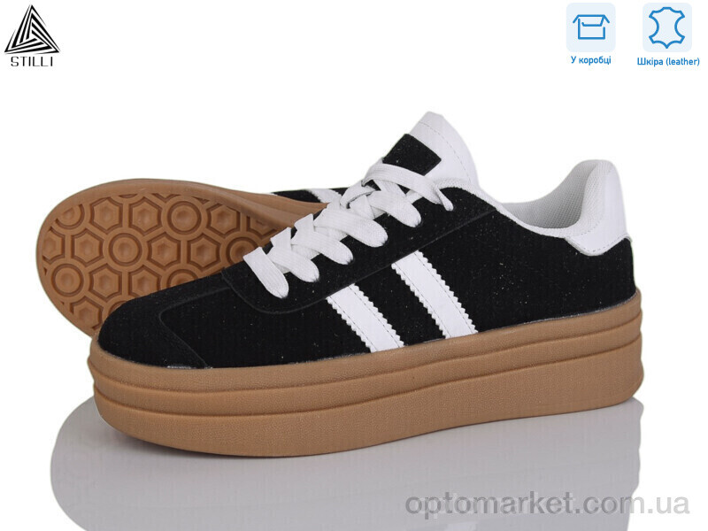 Купить Кросівки жіночі WA10-4 шкіра Stilli чорний, фото 1