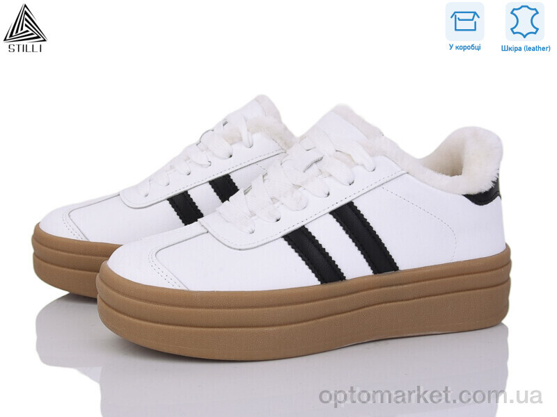 Купить Кросівки жіночі WA40-4 шкіра Stilli білий, фото 1
