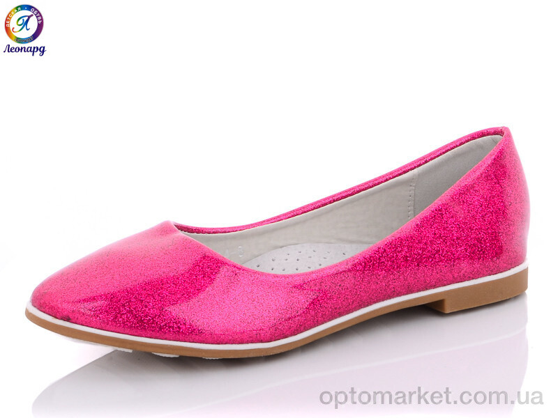 Купить Балетки дитячі WB14-8 Леопард рожевий, фото 1