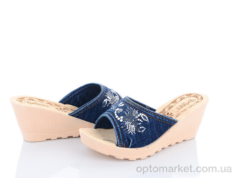 Купить Шльопанці жіночі WD282 синій Demur синій, фото 1