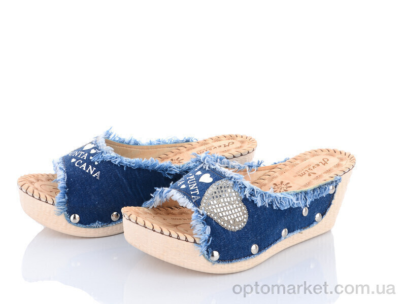 Купить Шльопанці жіночі WD287 синій Demur синій, фото 1