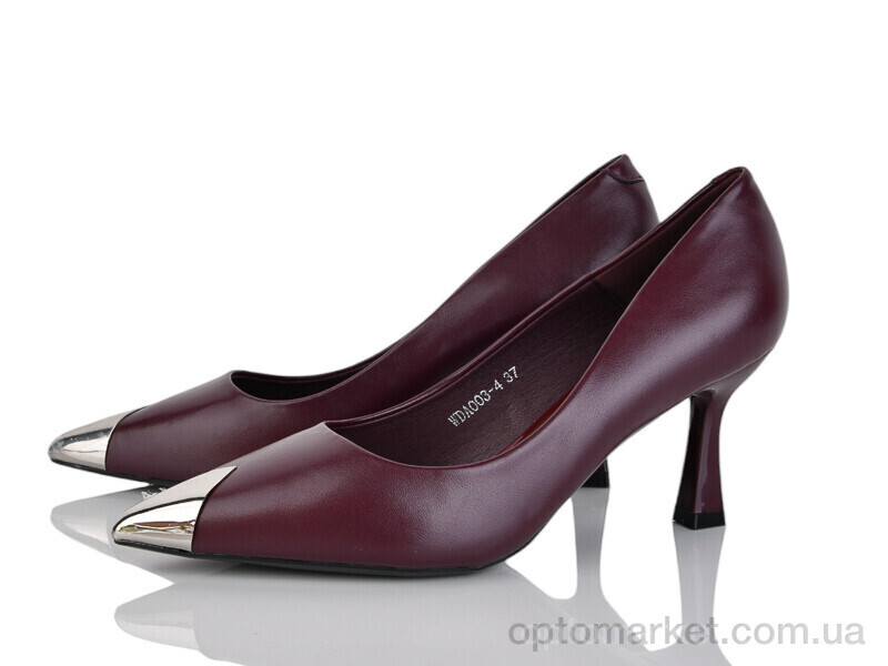 Купить Туфлі жіночі WDA003-4 Loretta бордовий, фото 1