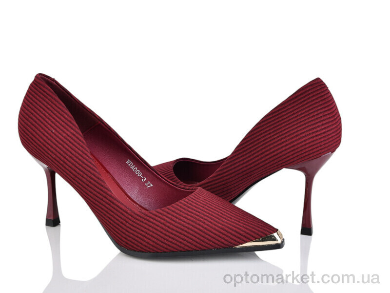 Купить Туфлі жіночі WDA006-3 Loretta бордовий, фото 1