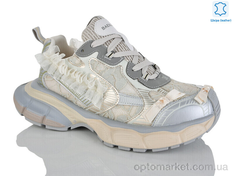 Купить Кросівки жіночі WDP1867-3 Egga бежевий, фото 1