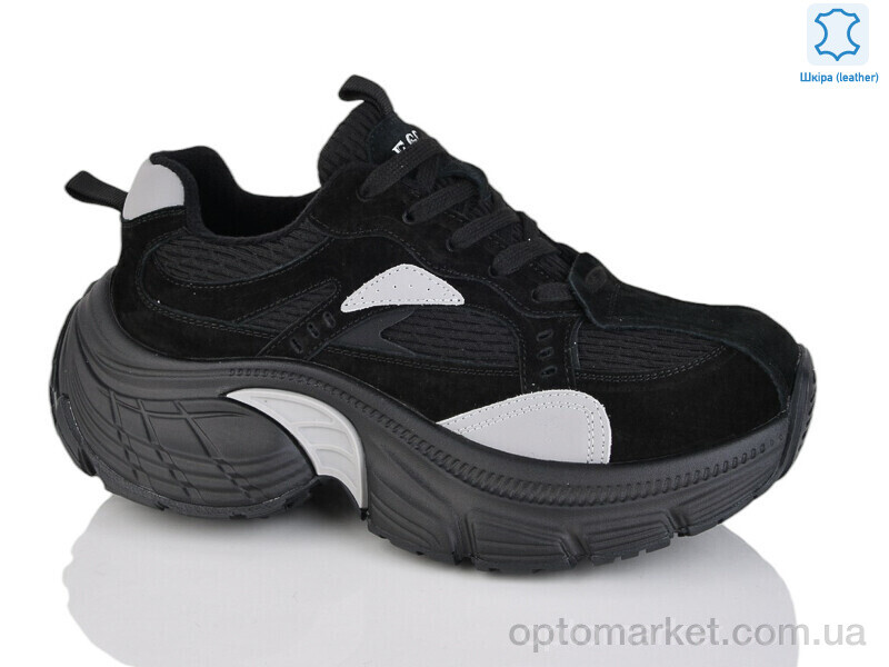 Купить Кросівки жіночі WDP1889-1 Egga чорний, фото 1