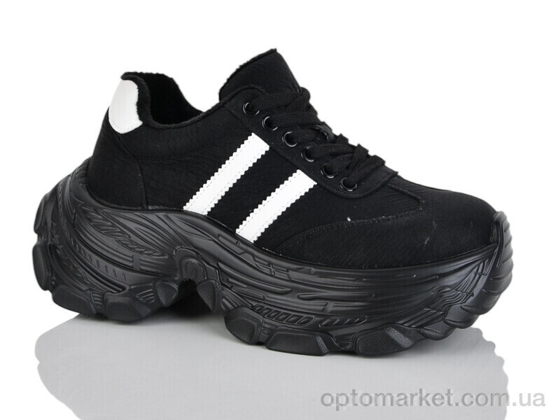 Купить Кросівки жіночі WDP1902-1 Egga чорний, фото 1