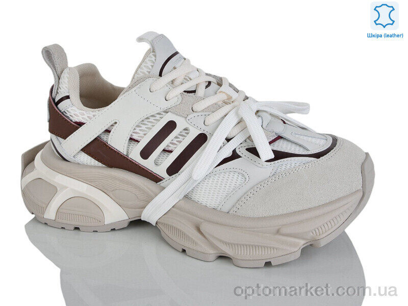 Купить Кросівки жіночі WDP2030-33 Egga бежевий, фото 1