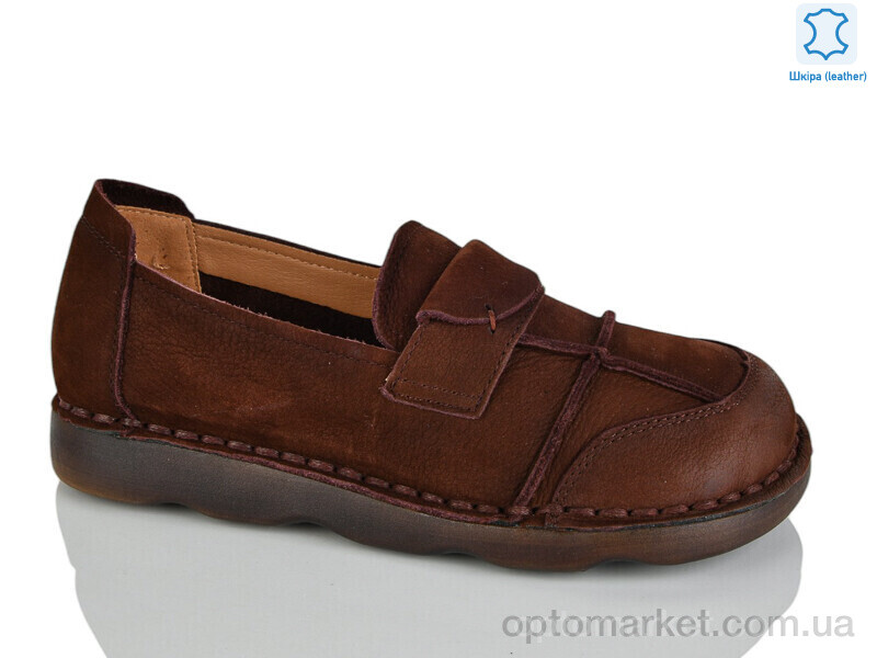 Купить Туфлі жіночі WDP2036-33 Egga коричневий, фото 1