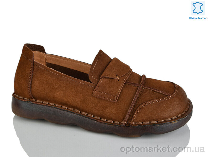 Купить Туфлі жіночі WDP2036-5 Egga коричневий, фото 1