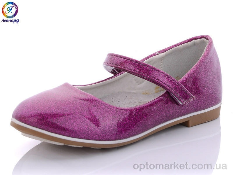 Купить Туфлі дитячі WE81-9 Леопард фіолетовий, фото 1