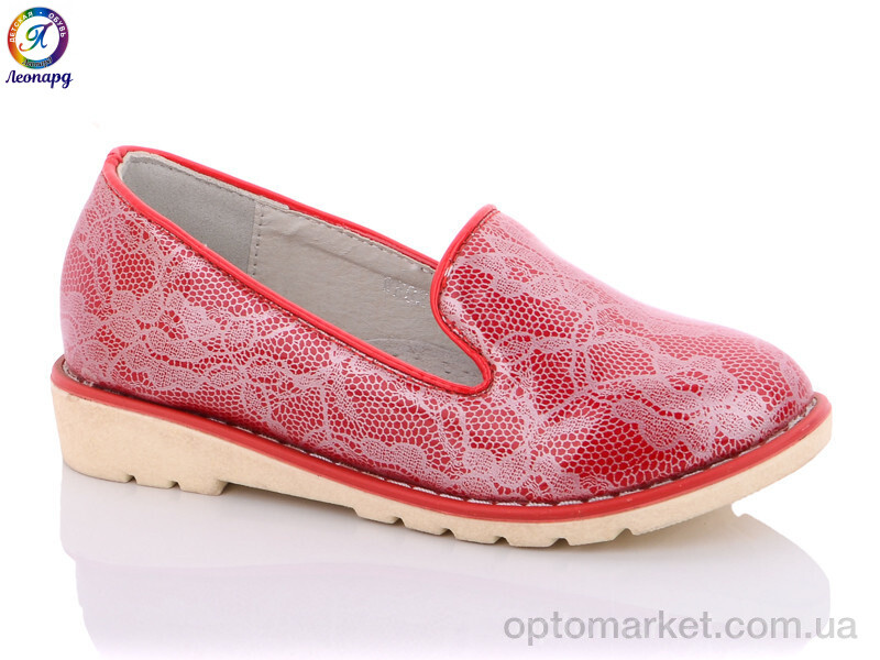 Купить Туфлі дитячі WE92-12 Леопард червоний, фото 1
