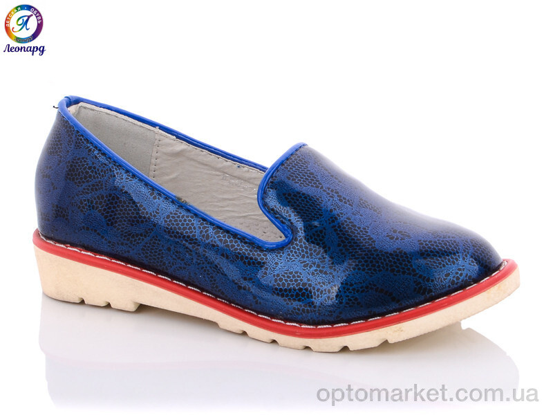 Купить Туфлі дитячі WE92-2 Леопард синій, фото 1