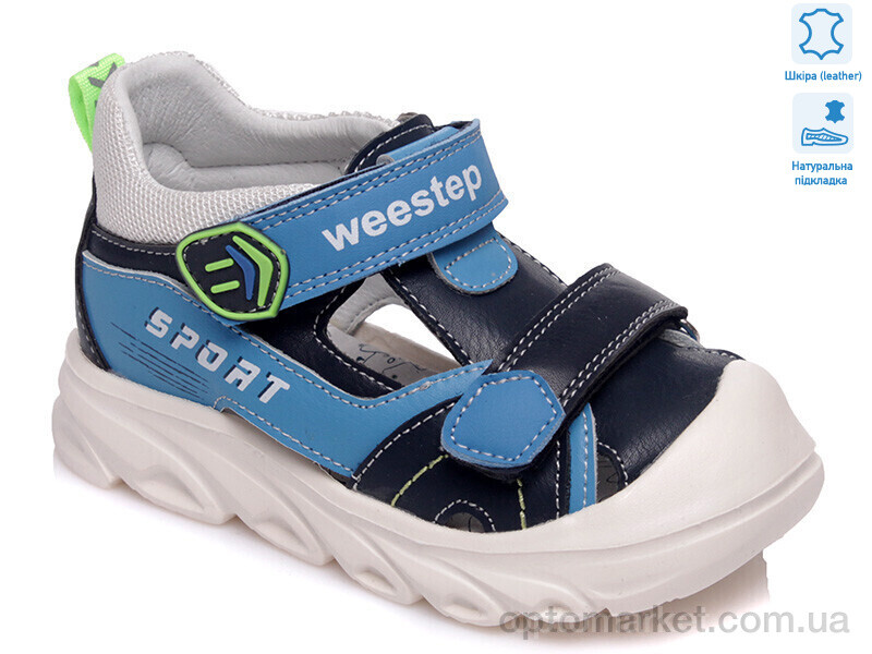 Купить Сандалі дитячі Weestep W-R020160021 DB-WS Weestep синій, фото 1