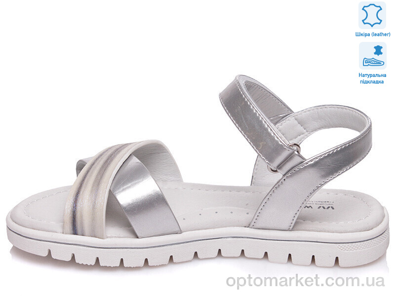 Купить Босоніжки дитячі Weestep W-R902161051 S-WS Weestep срібний, фото 2