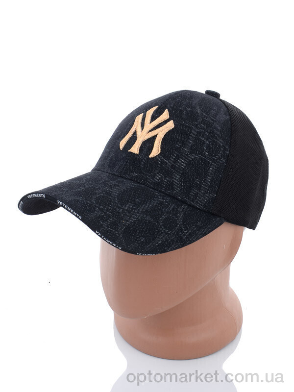 Купить Кепка жіночі WF013-14 black N.w York чорний, фото 2